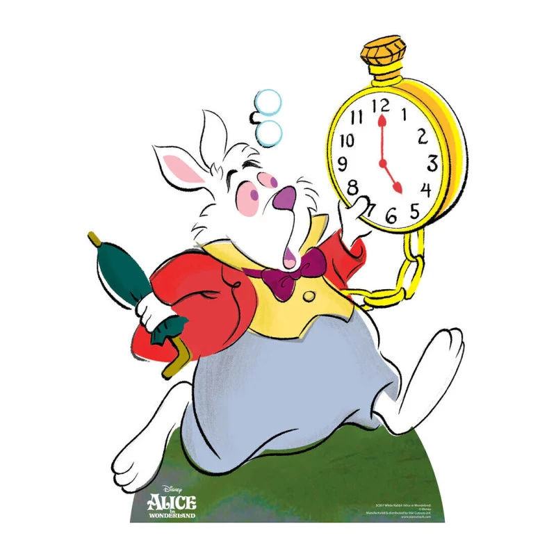 Lapin avec une horloge
